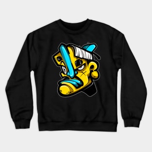 Graffiti Character Crewneck Sweatshirt